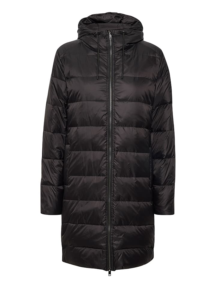 Kaffe Płaszcz zimowy "Lenora" w kolorze czarnym rozmiar: 38