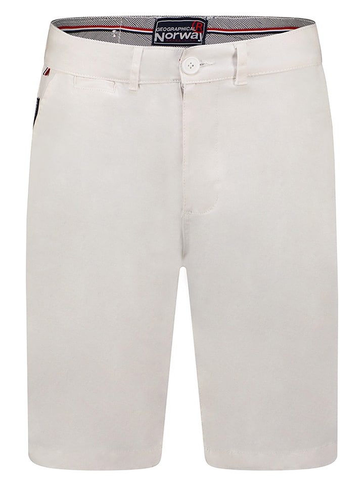 Geographical Norway Bermudy w kolorze białym rozmiar: 3XL