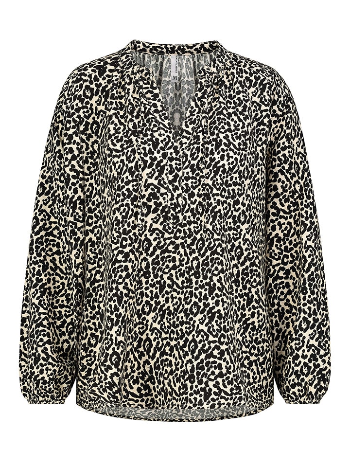 Eight2Nine Bluzka w kolorze czarno-kremowym rozmiar: S