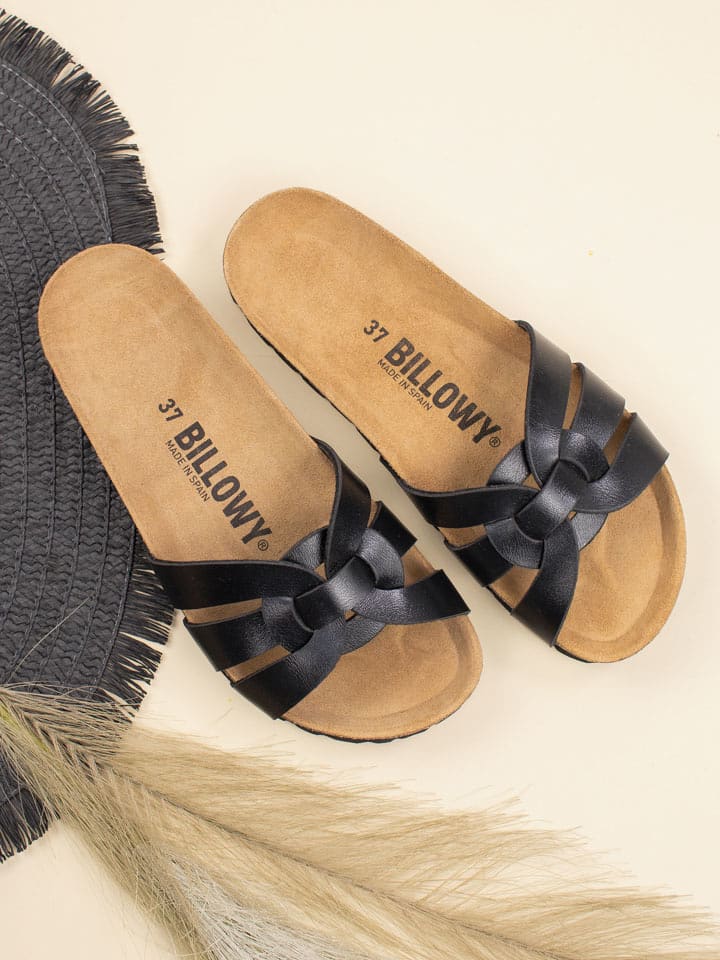 billowy Klapki w kolorze czarnym rozmiar: 40