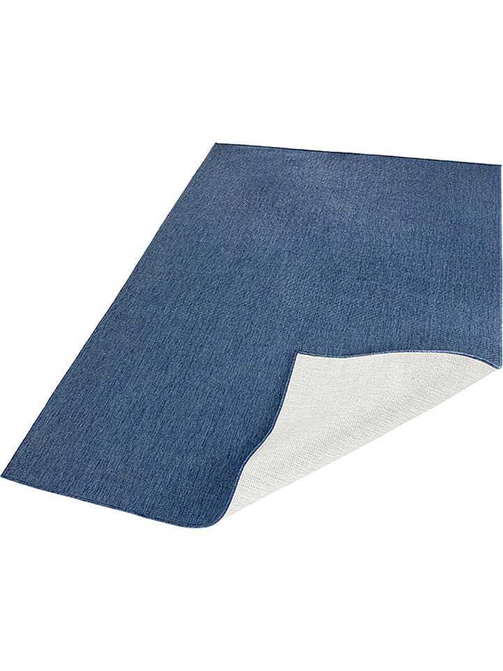 NORTHRUGS Dywan zewnętrzny "Miami" w kolorze niebiesko-kremowym rozmiar: 80x150 cm