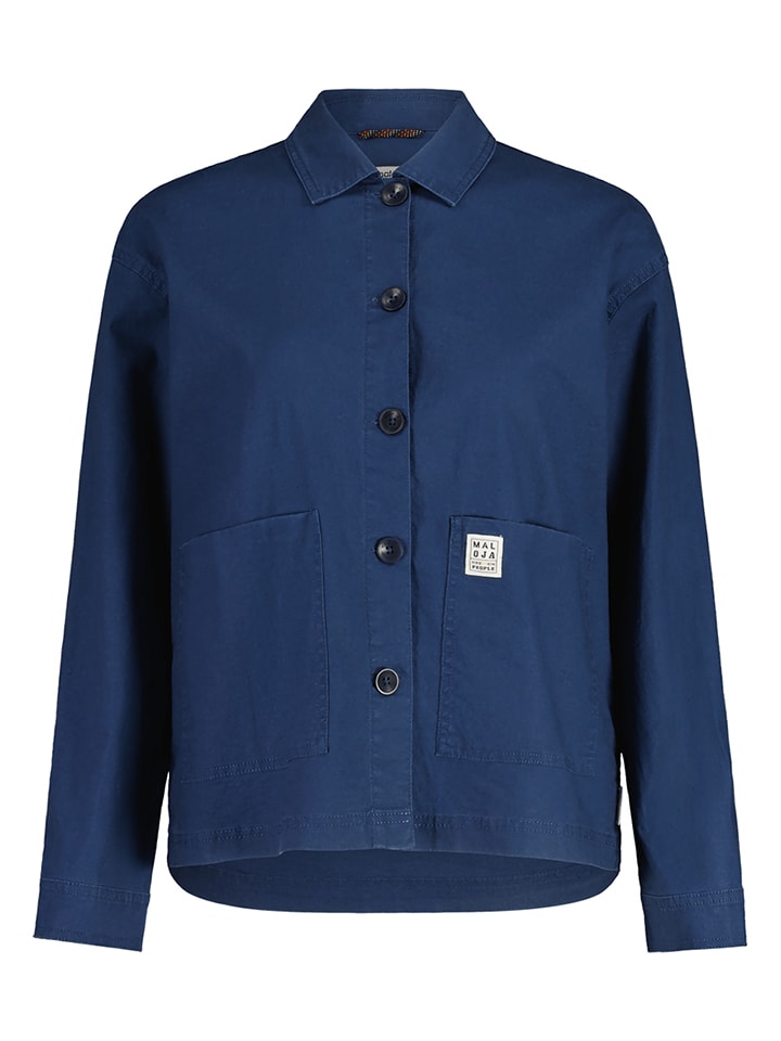 Maloja Koszula dżinsowa w kolorze granatowym rozmiar: S
