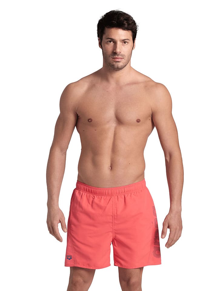Arena Szorty kąpielowe w kolorze koralowym rozmiar: M