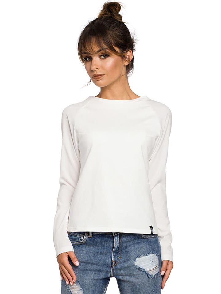 Be Wear Koszulka w kolorze kremowym rozmiar: M