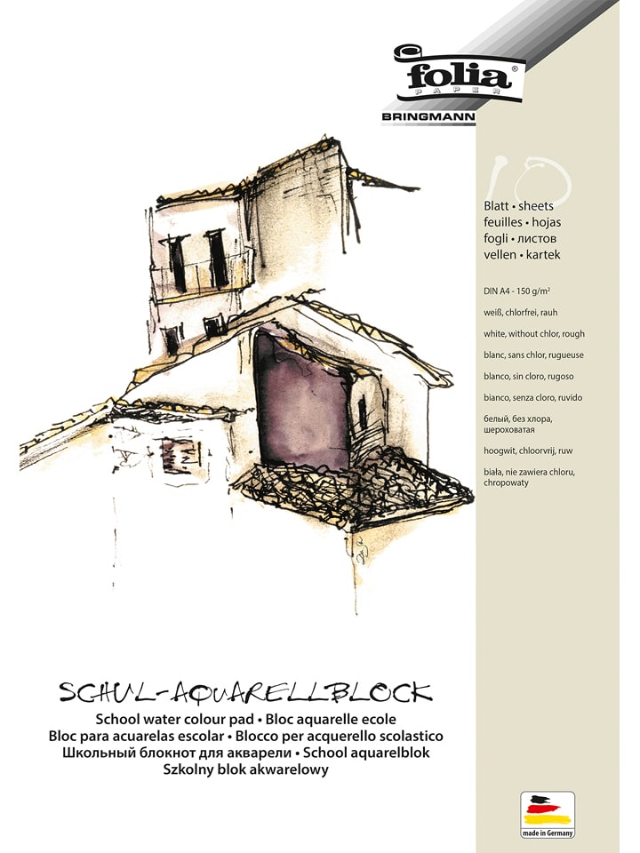 folia PAPER Papier (10 szt.) do akwareli - A4 rozmiar: onesize