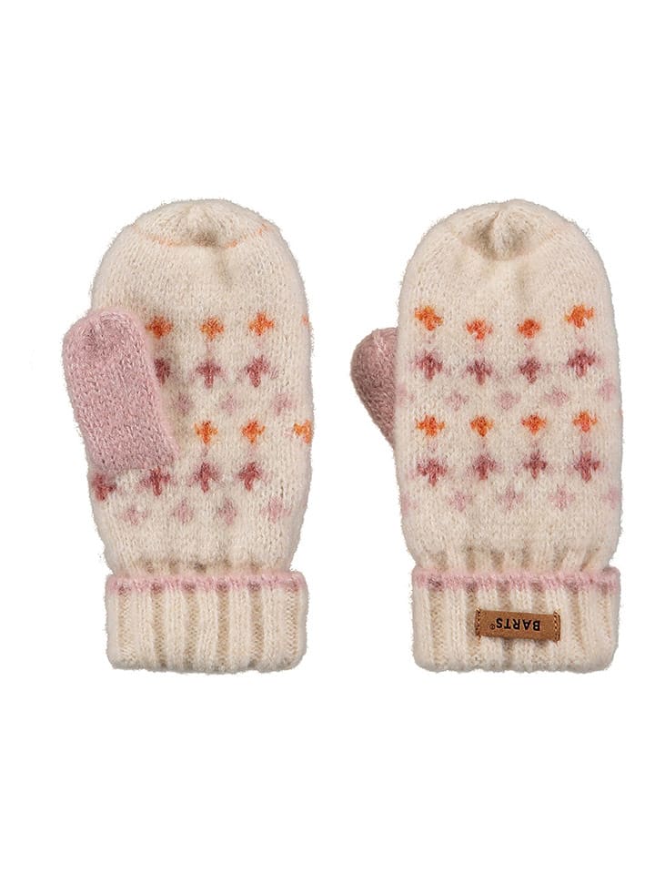Barts Rękawiczki "Yalem" w kolorze jasnoróżowo-kremowym rozmiar: onesize