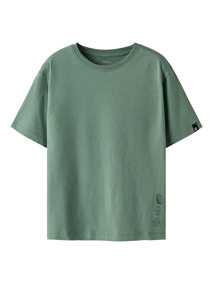 name it Koszulka "Nelson" w kolorze zielonym rozmiar: 146/152