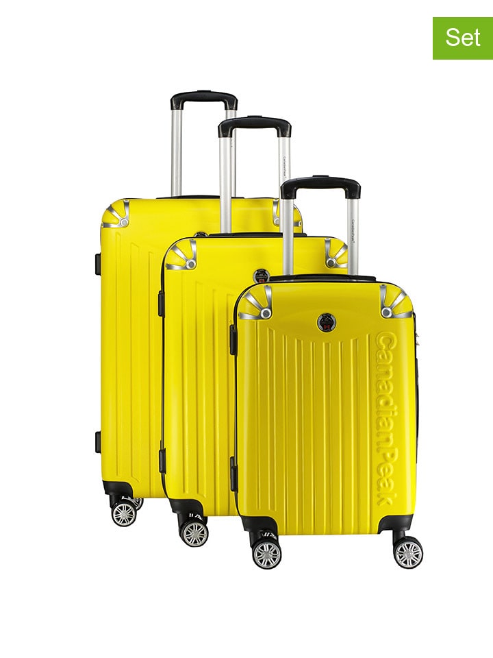 Canadian Peak 3-częściowy zestaw "Softlesseak" w kolorze żółtym rozmiar: onesize