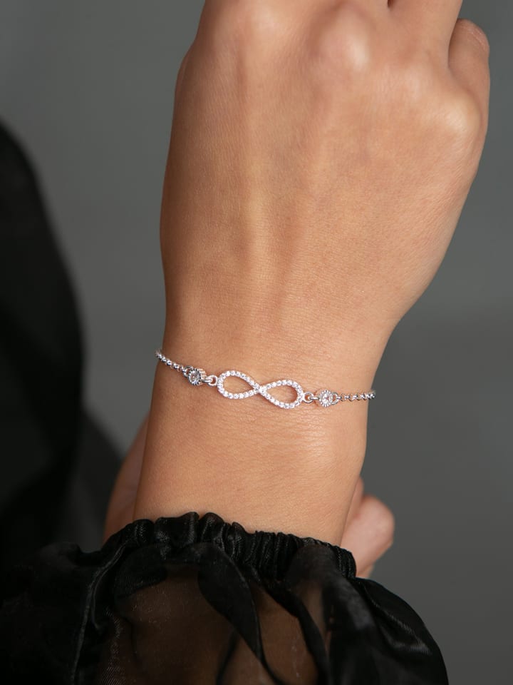 Heliophilia Srebrna bransoletka z elementem ozdobnym rozmiar: onesize