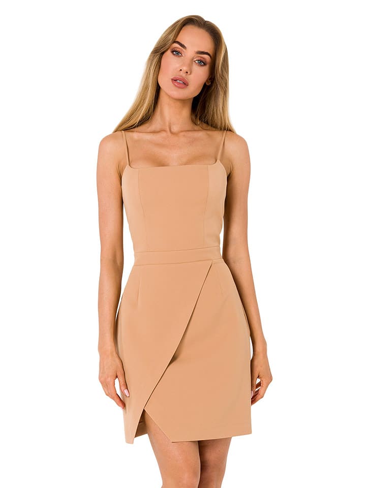 made of emotion Sukienka w kolorze beżowym rozmiar: S