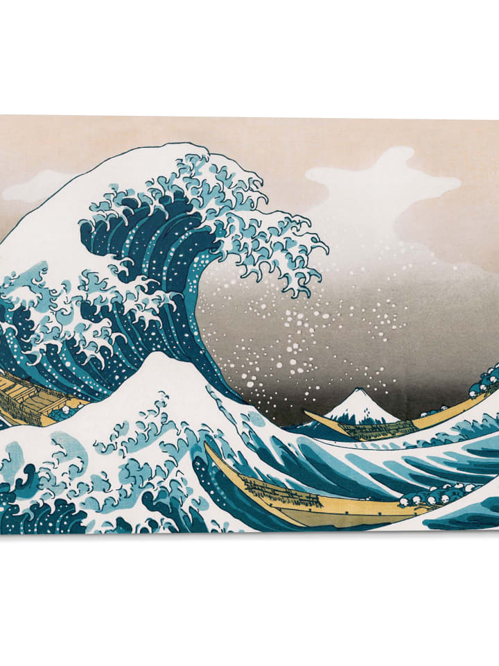 Orangewallz Druk artystyczny "Hokusai - The great wave" rozmiar: 60x90 cm