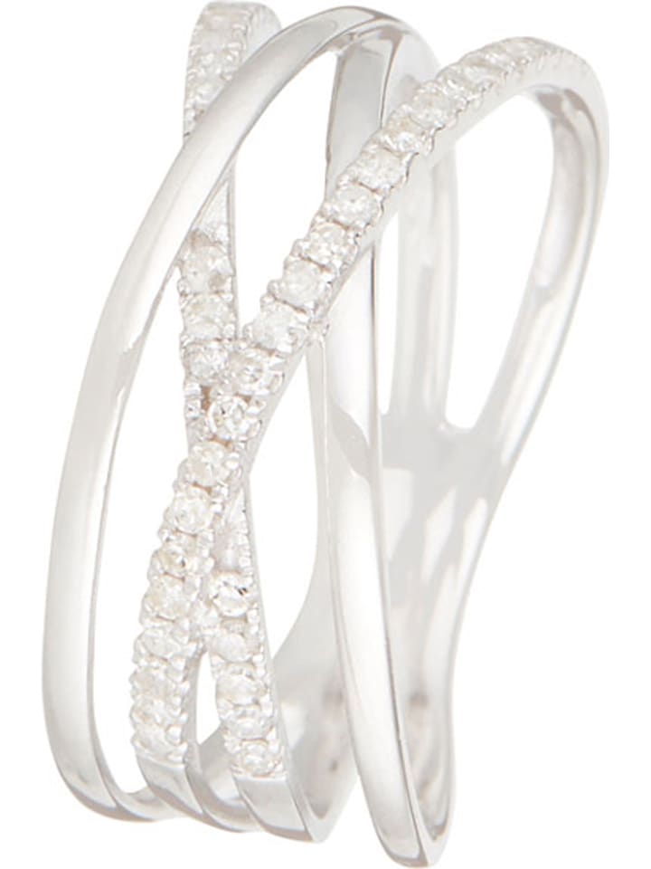 CARATELLI Złoty pierścionek "Lanao" z diamentami rozmiar: 56