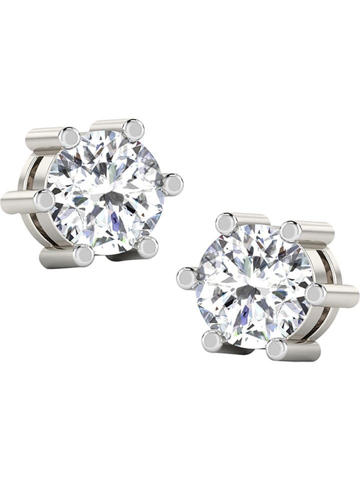 Vittoria Jewels Złote kolczyki-wkrętki z diamentami rozmiar: onesize