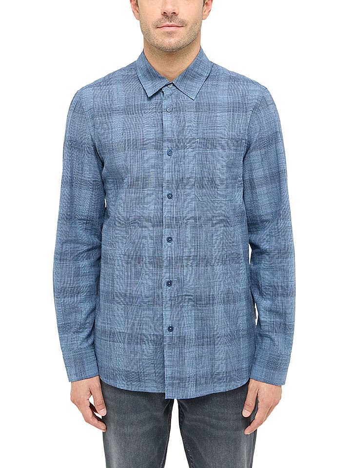 Mustang Koszula w kolorze niebieskim rozmiar: XL