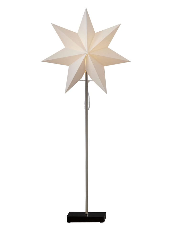 STAR Trading Lampa stojąca "Totto" w kolorze czarno-białym - 34 x 80 cm rozmiar: onesize