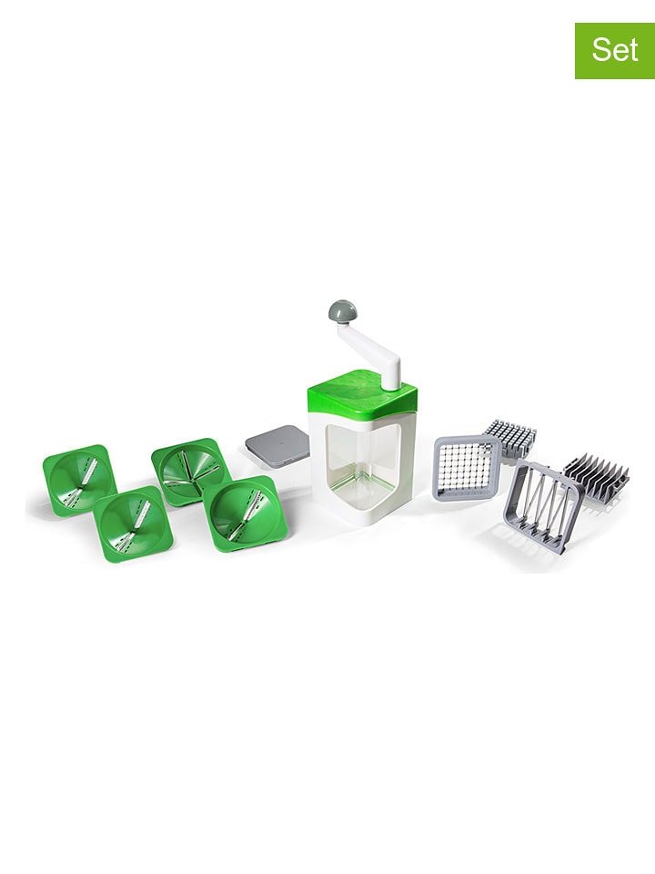 Genius 13-częściowy zestaw "Nicer Dicer Julietti" w kolorze zielonym rozmiar: onesize