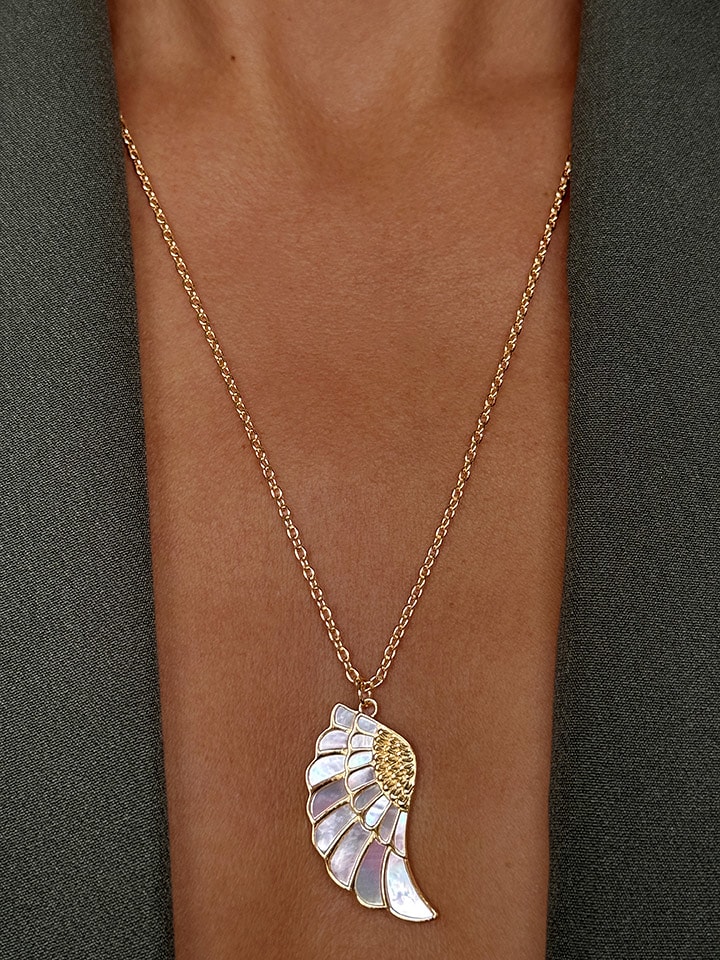 Taboo Pozłacany naszyjnik z zawieszką - dł. 55 cm rozmiar: onesize