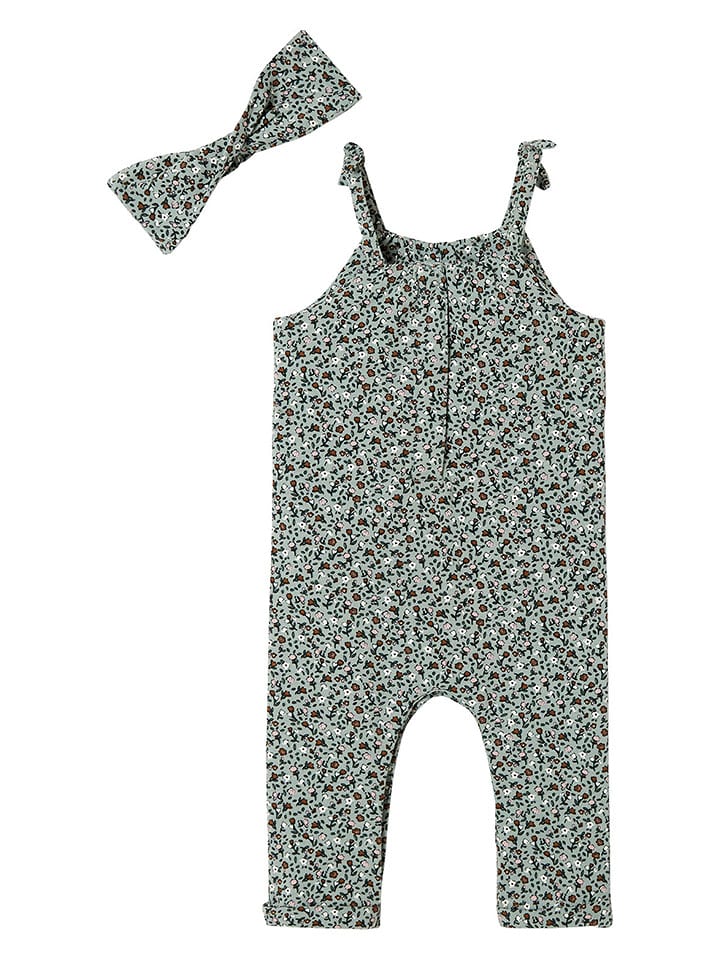 vertbaudet 2-częściowy zestaw w kolorze zielonym rozmiar: 62