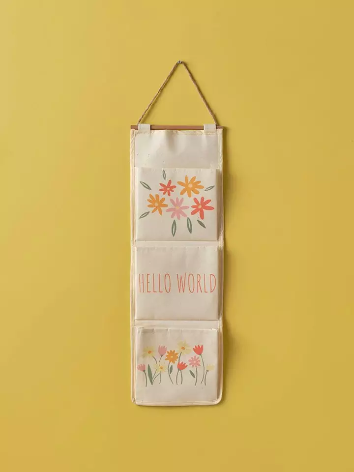 BELLA MAISON Organizer "Freya" w kolorze kremowym ze wzorem - 60 x 20 cm rozmiar: onesize