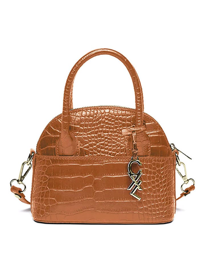 CXL by Christian Lacroix Skórzana torebka "Bel-air" w kolorze jasnobrązowym - 21 x 16 x 9 cm rozmiar: onesize