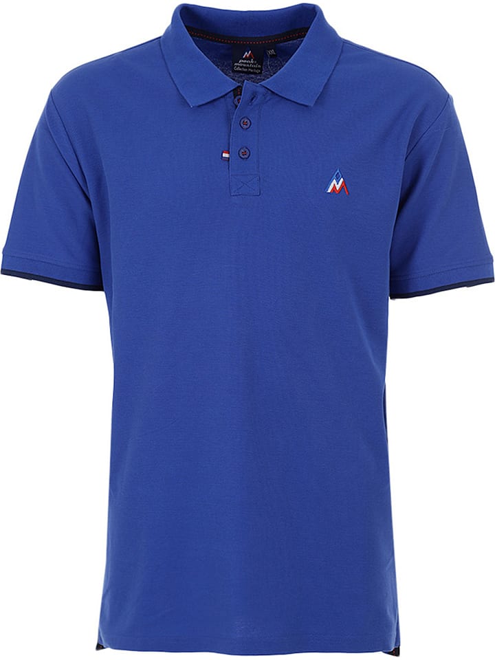 Peak Mountain Koszulka polo w kolorze niebieskim rozmiar: XL