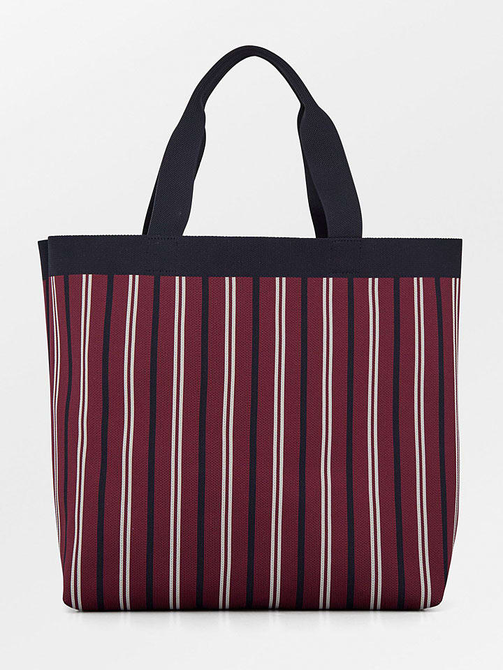 Becksöndergaard Shopper bag w kolorze bordowo-granatowym - 35 x 35 x 15 cm rozmiar: onesize