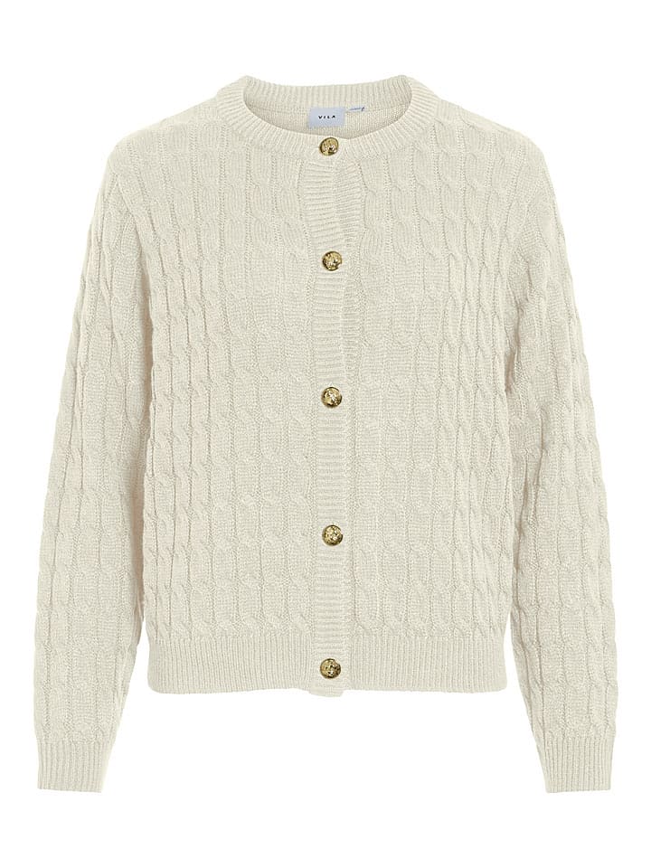 Vila Kardigan "Vipenne" w kolorze kremowym rozmiar: S