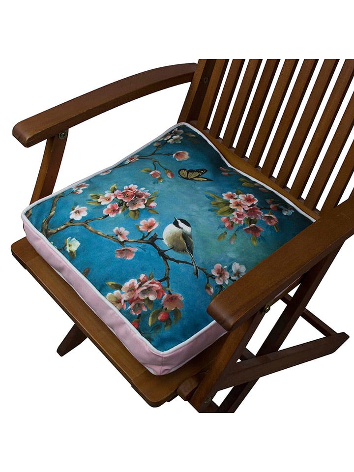 ABERTO DESIGN Poduszka w kolorze turkusowym rozmiar: 42x42 cm