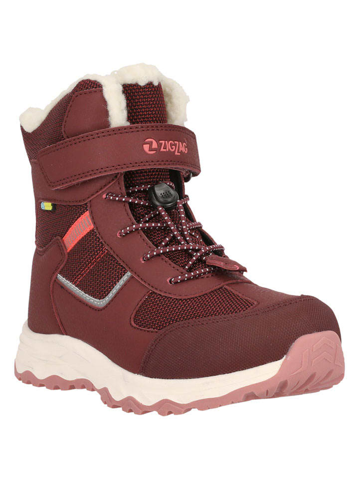 Zigzag Kozaki zimowe "Balful" w kolorze czerwonym rozmiar: 38