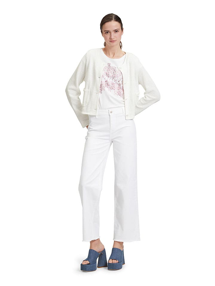 CARTOON Kardigan w kolorze białym rozmiar: 40