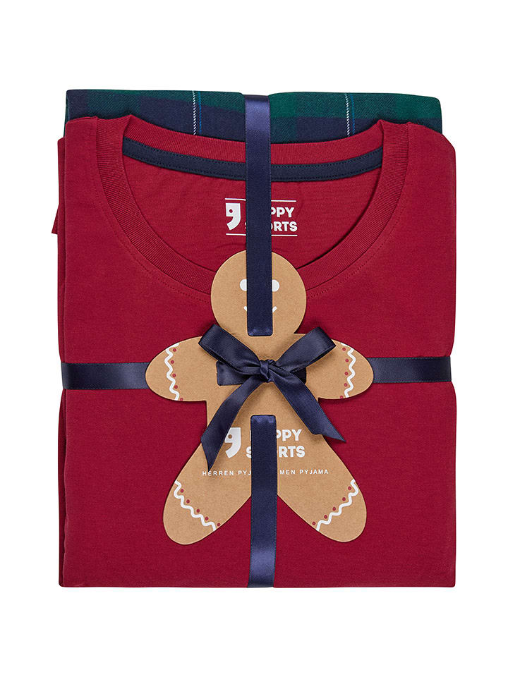 Happy Shorts Piżama w kolorze czerwono-granatowym rozmiar: XL