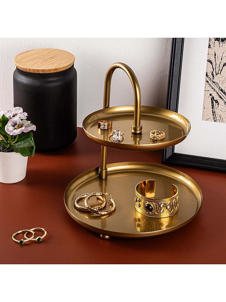 Scandinavia Concept Miska dekoracyjna w kolorze złotym - 21 x Ø 20 cm rozmiar: onesize