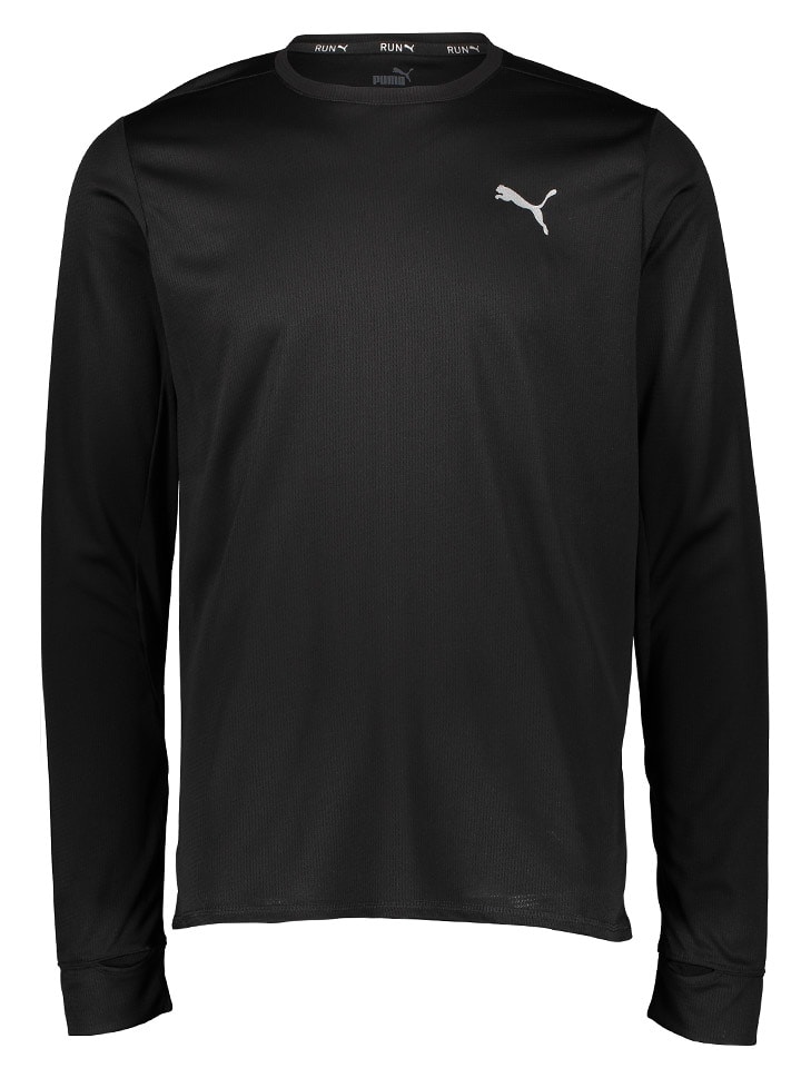 Puma Koszulka funkcyjna "Run Favorite" w kolorze czarnym rozmiar: S