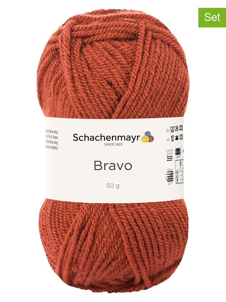 Schachenmayr since 1822 Przędza z tworzywa sztucznego (20 szt.) w kolorze pomarańczowym - 20 x 50 g rozmiar: onesize