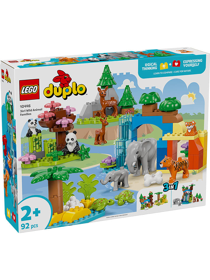LEGO LEGO® DUPLO®: Town Wildlife Families 3-in-1 Set - 2+ rozmiar: onesize