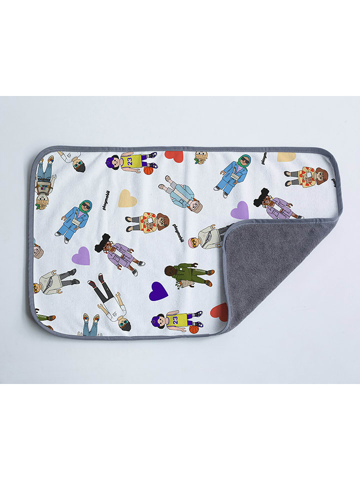 Playmobil Ręcznik w kolorze białym ze wzorem do rąk - 70 x 45 cm rozmiar: onesize