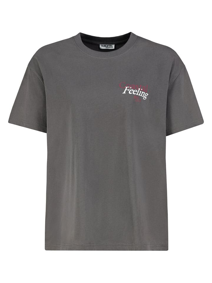 Sublevel Koszulka w kolorze antracytowym rozmiar: XS