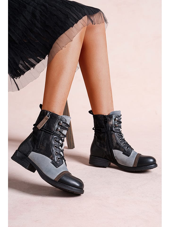 Foreverfolie Botki w kolorze czarnym rozmiar: 41