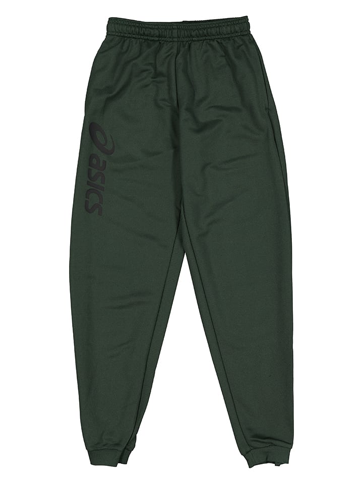 asics Spodnie dresowe "Sigma" w kolorze zielonym rozmiar: L