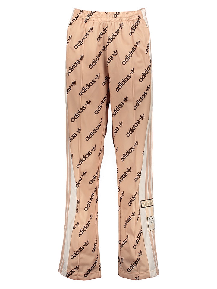 adidas Spodnie sportowe "Adi Break" w kolorze beżowym rozmiar: 36
