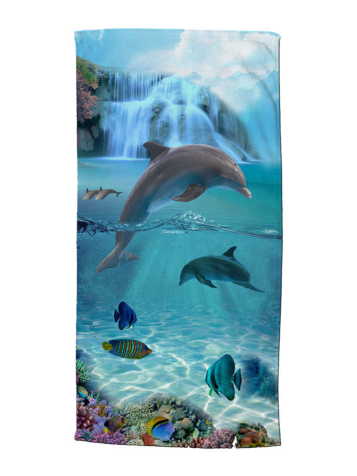 Good Morning Ręcznik plażowy "Will" w kolorze turkusowym rozmiar: 75x150 cm