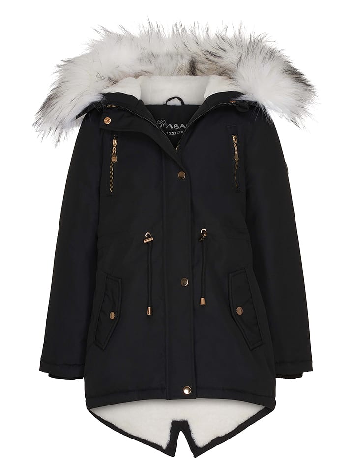 HULABALU Parka "Hunty" w kolorze czarnym rozmiar: 146/152
