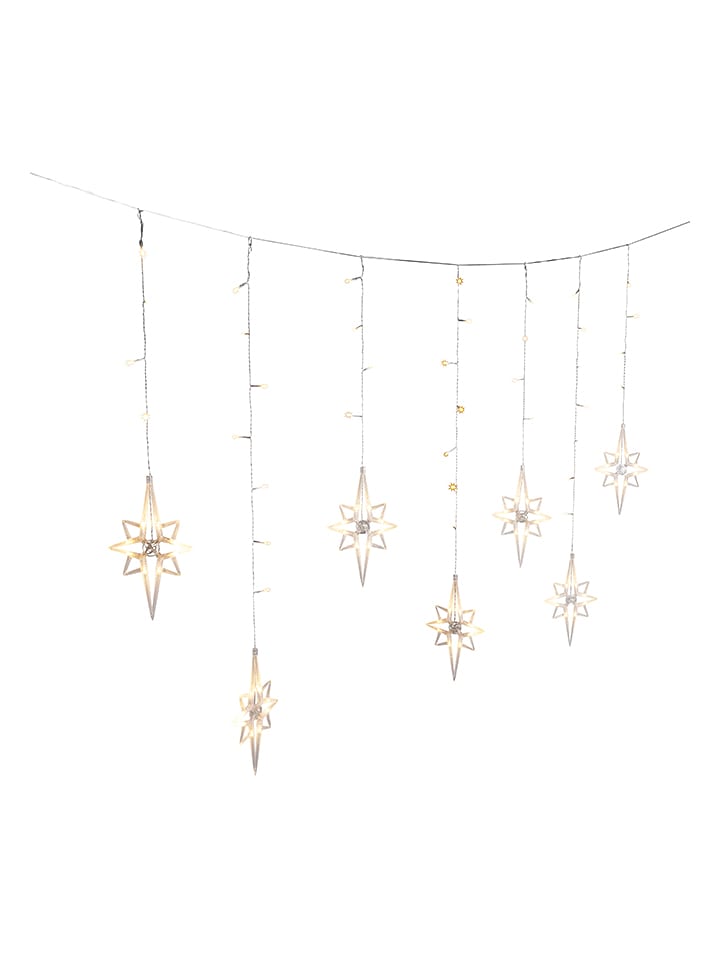 Profiline Zasłona świetlna LED "Star" w kolorze ciepłej bieli - 135 x 95 cm rozmiar: onesize