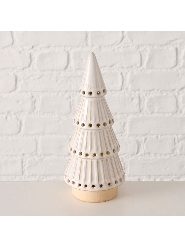 Boltze Dekoracja LED "Brescia" w kolorze kremowo-beżowym - 9 x 21 x 9 cm rozmiar: onesize