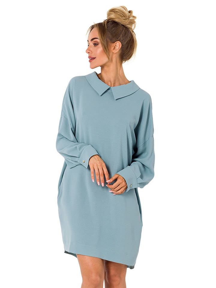 made of emotion Sukienka w kolorze błękitnym rozmiar: XL