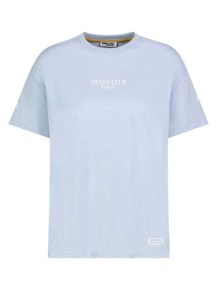 Sublevel Koszulka w kolorze błękitnym rozmiar: S