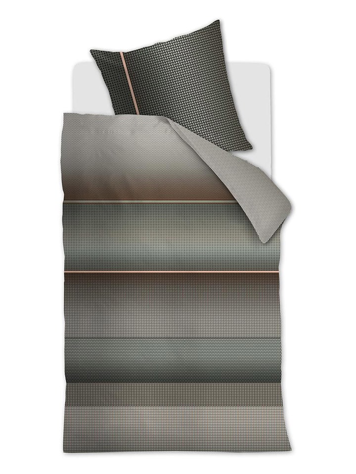 Beddinghouse Komplet pościeli satynowej "Charlottesville" w kolorze szarym rozmiar: 135x200 cm