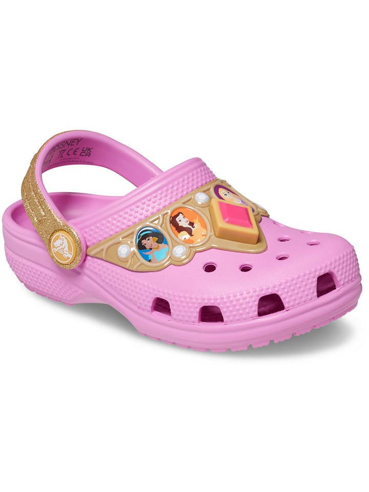 Crocs Chodaki "Classic Disney Princess Lights" w kolorze jasnoróżowym rozmiar: 22/23