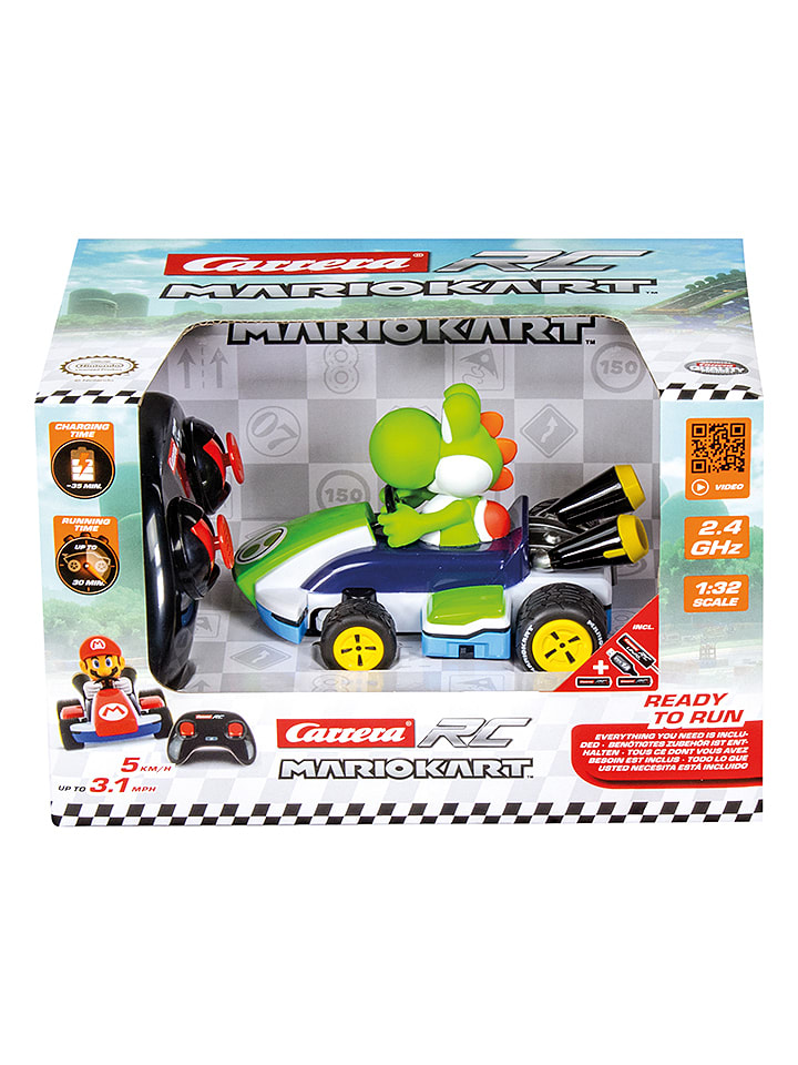 Carrera Samochód zdalnie sterowany "CARRERA RC - Mario Kart™ Race Kart Yoshi" - 6+ rozmiar: onesize