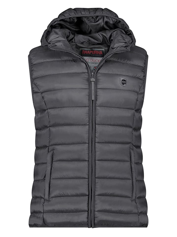 ANAPURNA Kamizelka pikowana "Vakitalana" w kolorze szarym rozmiar: L